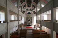 Innnenansicht Kirche Bindersleben